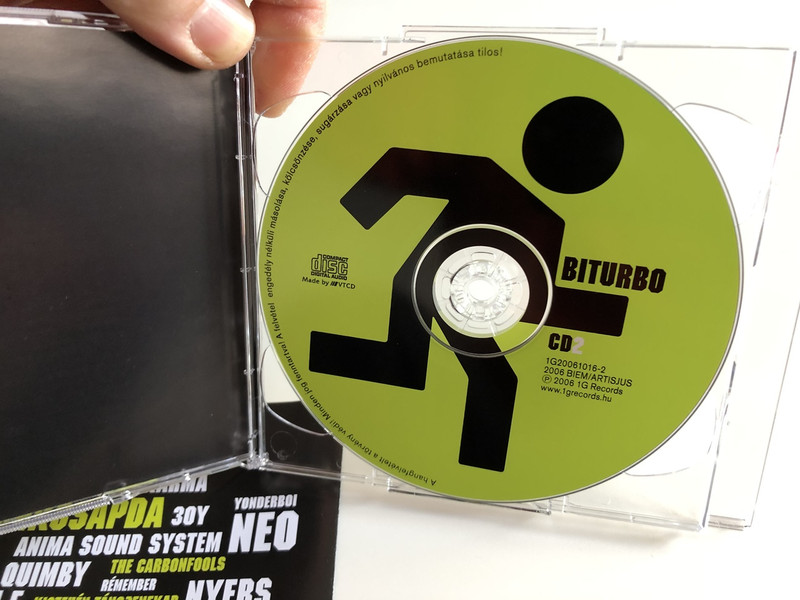 Biturbó 2 CD Válogatás - Hungarian Artists / Audio CD 2006 / Tankcsapda, Neo, Anima System, Emil Rulez, Hiperkarma, Quimby, Kistehén tánczenekar, Yonderboi és még sok mások.. (5999880904155)