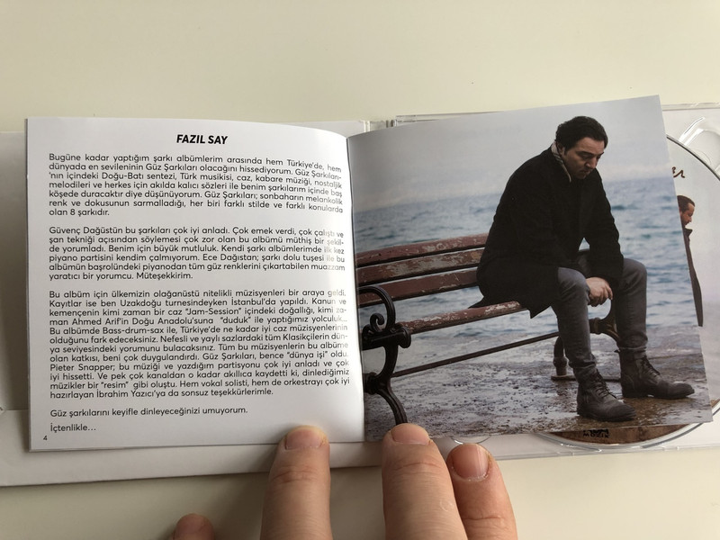 Güz Sarkilari - Fazil Say - Güvenç Dağüstün - Ece Dağıstan / Turkish CD 2017 (8692646504510)