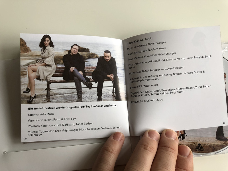 Güz Sarkilari - Fazil Say - Güvenç Dağüstün - Ece Dağıstan / Turkish CD 2017 (8692646504510)
