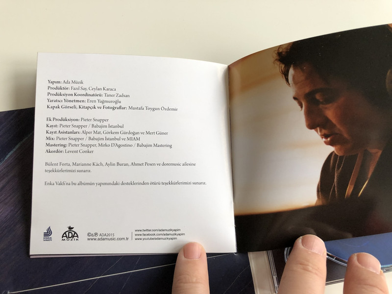 Yeni Şarkılar - Fazil Say / Turkish CD 2015 (8692646504114)