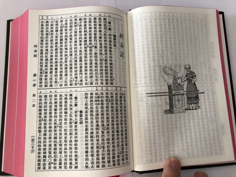 The Holy Bible / Chinese Union Version (Shen Edition) / With Words of Christ in RED / Black Hardcover, Red Edges / CU63AR / BSM 2015 / 聖經 (9789830300160)