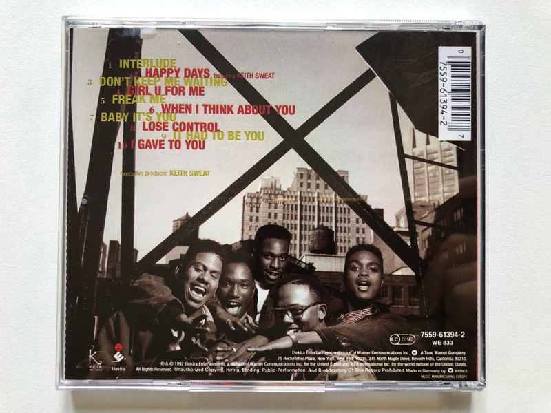 Silk – Lose Control  AUDIO CD 1998  Producer – Keith Sweat  Gary Lil G Jenkins, Gary Glenn (2), Jimmy Gates, Jonathen Rasboro, Timothy Cameron  Happy Days, Girl U For Me, When I Think About You (075596139427)