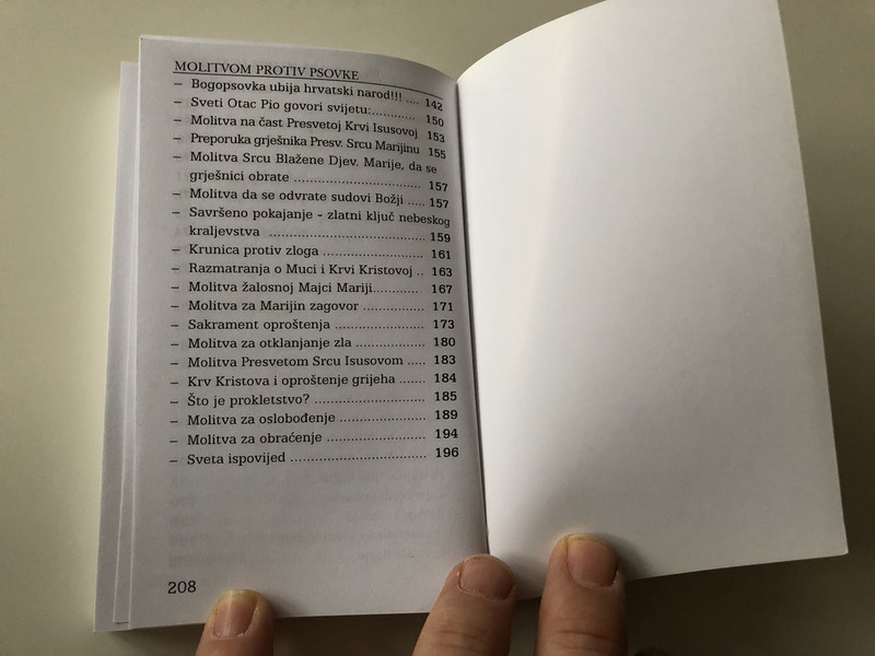 Isuse oslobodi nas psovke / Jesus set us free from cuss words / Croatian language prayerbook / Help to those struggling with swearing / Paperback, 2007 (FreeFromSwearingCroatian)