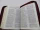 Ukrainian Language Burgundy Leatherette Bible with  Ukrainian Embroidery Motif / Old and New Testaments