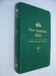 New American Bible – Revised Edition (NABRE) / Green Vinyl with Golden Edges / Translated from Original Languages with Critical Use of All Ancient Sources / NABRE 055 GE