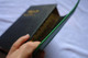 Indonesia Bible with Hymnal 064TI / Luxury Green Black Leather 