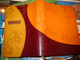 Hebrew Bible / Dark Red - Orang - Yellow Leather Cover with Golden Star Gilted edges