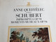 Anne Queffélec Interprete Schubert ‎/ Impromptus Op.90 / Moments Musicaux Op.94 / ERATO LP STEREO / STU 70659
