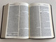 Мукаддас китоб / Leather bound Uzbek Holy Bible / With Commentaries and NT parallel passage tables, Golden edges, ribbon bookmarks / Oʻzbekcha / Ўзбекча / Cyrillic script / Brown Leather bound 2018 (978593943213-9)