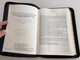 Russian leather bound Holy Bible / Библия - книги священного писания / Synodal Translation / Ukrainian Bible Society 2012 / Leather bound with zipper, Golden Edges, Thumb index (9789664121085)