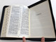 Russian leather bound Holy Bible / Библия - книги священного писания / Synodal Translation / Ukrainian Bible Society 2012 / Leather bound with zipper, Golden Edges, Thumb index (9789664121085)