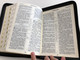 Russian leather bound Holy Bible / Библия - книги священного писания / Synodal Translation / Ukrainian Bible Society 2012 / Leather bound with zipper, Golden Edges, Thumb index (9789664121085)