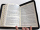 Russian leather bound Holy Bible / Библия - книги священного писания / Synodal Translation / Ukrainian Bible Society 2012 / Leather bound with zipper, Golden Edges, Thumb index (9789664121085)