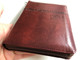 Leather Bound Bible in Czech language - Ecumenical translation / Brown with zipper & thumb index / Pismo Svaté Starého a Nového Zakona / Český Ekumenický překlad / Česká biblicka společnost 2015 (9788075450036)