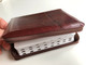 Leather Bound Bible in Czech language - Ecumenical translation / Brown with zipper & thumb index / Pismo Svaté Starého a Nového Zakona / Český Ekumenický překlad / Česká biblicka společnost 2015 (9788075450036)