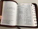 Leather Bound Bible in Czech language - Ecumenical translation / Brown with zipper & thumb index / Pismo Svaté Starého a Nového Zakona / Český Ekumenický překlad / Česká biblicka společnost 2015 (9788075450036)
