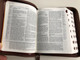 Leather Bound Bible in Czech language - Ecumenical translation / Brown with zipper & thumb index / Pismo Svaté Starého a Nového Zakona / Český Ekumenický překlad / Česká biblicka společnost 2015 (9788075450036)