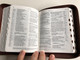 Leather Bound Bible in Czech language - Ecumenical translation / Brown with zipper & thumb index / Pismo Svaté Starého a Nového Zakona / Český Ekumenický překlad / Česká biblicka společnost 2015 (9788075450036)