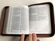 Leather Bound Bible in Czech language - Ecumenical translation / Brown with zipper & thumb index / Pismo Svaté Starého a Nového Zakona / Český Ekumenický překlad / Česká biblicka společnost 2015 (9788075450036)