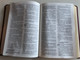 Szent Biblia / Hungarian Holy Bible with words of Jesus in RED /Leather bound Burgundy Cover, Golden edges, 2 bookmark ribbons / Bőrkötés, Bordó színű / Jézus szavai piros kiemeléssel / Patmos Records 2017 9786155526619