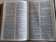 Szent Biblia / Hungarian Holy Bible with words of Jesus in RED /Leather bound Burgundy Cover, Golden edges, 2 bookmark ribbons / Bőrkötés, Bordó színű / Jézus szavai piros kiemeléssel / Patmos Records 2017 (9786155526619.)
