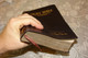 Holy Bible with Personal Commentary by Oral Roberts / Genuine Leather Bound - King James Version with Concordance 