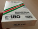Fuji E-180 videocassette PAL - SECAM VHS / Fine Grain / Grain Fin BERIDOX / 258m / 846' (4902520003935.)