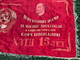 Soviet Collector's Item - Lenin Flag from The Soviet Union / Beautiful Large Flag with The Portrait of Vladimir Ilich Lenin and State Emblems of The Soviet Union States / Sovjet Made Flag Collector's Item from CCCP / U.S.S.R. 5577 (StateEmblemsFlag1)