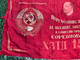 Soviet Collector's Item - Lenin Flag from The Soviet Union / Beautiful Large Flag with The Portrait of Vladimir Ilich Lenin and State Emblems of The Soviet Union States / Sovjet Made Flag Collector's Item from CCCP / U.S.S.R. 5577 (StateEmblemsFlag1)