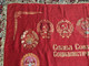 Soviet Collector's Item - Lenin Flag from The Soviet Union / Beautiful Large Flag with The Portrait of Vladimir Ilich Lenin and State Emblems of The Soviet Union States / Sovjet Made Flag Collector's Item from CCCP / U.S.S.R. 5577  