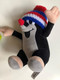 Krtek 14 cm plush toy - with cap - Krtek a kamarádi - Krtek 14cm kulich trik. The Little mole and his friends - assort box / Maulwurf und Freunde / Kisvakond és barátai - Sapkás kisvakond, 14cm / Krteček / Age 0+ / The Most favourite Czech animated character (8590121497299)