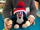 Krtek the Mole 20cm sitting cap blue tricolor / Krtek 20cm sedící m-tr.kulich / Maulwurf 20cm mit Mütze blau / 48902I / Ages 0+ (8590121505031)