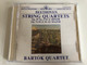 Beethoven - String Quartets Op. 59 No. 2 In E Minor, Op. 74 In E Flat Major / Bartók Quartet / White Label / Hungaroton Audio CD 1987 Stereo / HRC 063 