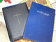 Blue Arabic Leather Bible with Zipper, and Golden edges / series 050 / 057Z