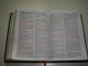 Portuguese Luxury Bible with Concordance / Leather Bound, Golden Edges, the Words of Christ in RED, Maps