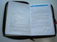 Korean STUDY Bible  with HEBREW words explained in footnotes / Leather Bound, Zipper, Thumb Index 