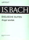 Bach, Johann Sebastian: English Suites BWV 806-811 / Edited by Zászkaliczky Tamás / Fingering by Pertis Zsuzsa / Editio Musica Budapest Zeneműkiadó / 1977 / Bach, Johann Sebastian: Angol szvitek BWV 806-811 / Közreadta Zászkaliczky Tamás / Ujjrenddel ellátta Pertis Zsuzsa Bach, Johann Sebastian: English Suites BWV 806-811 / Edited by Zászkaliczky Tamás / Fingering by Pertis Zsuzsa / Editio Musica Budapest Zeneműkiadó / 1977 / Bach, Johann Sebastian: Angol szvitek BWV 806-811 / Közreadta Zászkaliczky Tamás / Ujjrenddel ellátta Pertis Zsuzsa