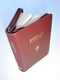 Norwegian Bible / Burgundy Leather Bound, Zipper, Golden Edges