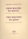 Delibes, Léo: Two Waltzes / from the ballets "Naila" and "Coppelia" / Transcribed by Dohnányi Ernő / Editio Musica Budapest Zeneműkiadó / 1957 / Delibes, Léo: Két keringő / a "Naila" és a "Coppelia" c. balettből / Átírta Dohnányi Ernő