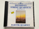 Beethoven - String Quartets Op. 18 Nos. 4-6 - Bartók Quartet / White Label / Hungaroton Audio CD 1990 Stereo / HRC 157 