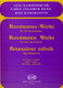 RENAISSANCE WORKS for four instruments / ad lib. for winds, strings or mixed ensemble / score and parts / Edited by Máriássy István / Editio Musica Budapest Zeneműkiadó / 1975 / Szerkesztette Máriássy István 