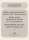 WORKS OF THE NETHERLAND SCHOOL FOR THREE INSTRUMENTS 1 / score and parts / Edited by Czidra László / Editio Musica Budapest Zeneműkiadó / 1978 / Közreadta Czidra László 