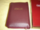 Arabic Holy Bible / Wine-Red Leather Bound, Thumb Index and Goden Edges with Zipper
