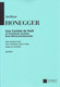 Honegger, Arthur: Une cantate de Noël / pour baryton, voix d' enfants, chour mixte, orgue & orchestre (vm) / score / Salabert 