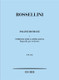 Rossellini, Renzo: PAGINE ROMANE. I: STORNELLI DELLA ROMA BASSA. RAPSODIA PER / ORCH. / Ricordi / 1984