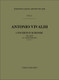 Vivaldi, Antonio: SINF. PER ARCHI E B.C.: IN SI MIN. 'AL SANTO SEPOLCRO' RV / 169 - F.XI/7 / parts / Ricordi