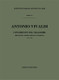 Vivaldi, Antonio: CONC. PER VL., ARCHI E B.C.: IN SOL OP.IX N.10 - RV 300 - F.I/49 / Ricordi / 1984