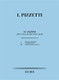 Pizzetti, Ildebrando: CANZONI SU POESIE ITALIANE (3) / PER CANTO E QUARTETTO D'ARCHI / Ricordi / 1984