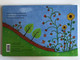 Kiugrott a gombóc... by Varga Katalin  Illustrated by Papp Anikó Mira rajzaival  Móra könyvkiadó 2008  Hungarian children's foldout board book with poems (9789631184129)