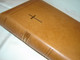 Finnish Luxury Brown Leather Bound Bible / 122x180 mm Size, Zipper, Thumb Indexed / Pyha Raamattu